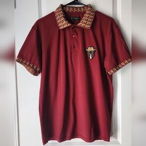 Moderno Premium Wear Italy Design Men's Polo Shortsleeve Shirt Size Large